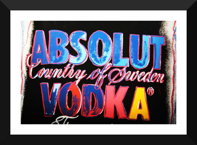 

Tallenge - Absolut Vodka Artsy Version - Premium Quality A3 Size Framed Poster Paper Print(17 inch X 12 inch, Framed)