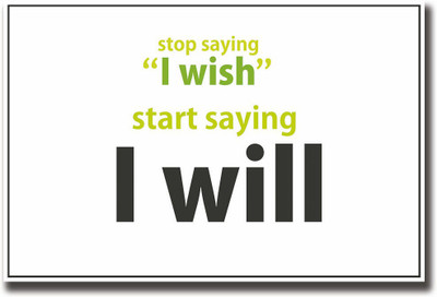 

Start Saying I will inspirational quote Fine Art Print(12 inch X 18 inch, Rolled)