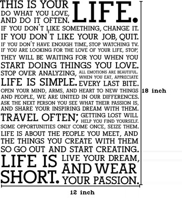 

This is your Life Paper Print(18 inch X 12 inch)