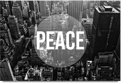58% OFF on Peace Skyline Poster Paper Print(12 inch X 18 inch)