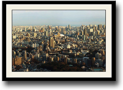 Tokyo View Fine Art Print(10 inch X 14 inch, Framed)