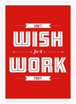 33% OFF on Wish for Work Motivational Quotes Poster Paper Print(16.5 inch X 11.5 inch) 33% OFF on Wish for Work Motivational Quotes Poster Paper Print(16.5 inch X 11.5 inch)