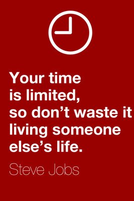 

Oshi - Steve Jobs Motivational Quote (5) Paper Print(18 inch X 12 inch, Stretched)