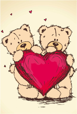 

Teddy Bear Love V Photographic Paper(19 inch X 13 inch, Rolled)