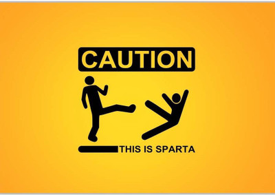 

Posterhouzz This Is Sparta Paper Print(12 inch X 18 inch, Rolled)