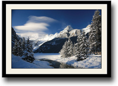 

Snow Covered Forest Amazing Fine Art Print(10 inch X 14 inch, Framed)
