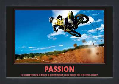 

Motivational Poster Extra Large with 1" broad Frame Fine Art Print(18 inch X 26 inch, Framed)