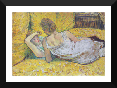 

Tallenge Old Masters Collection - La Coiffure by Berthe Morisot - Premium Quality A3 Size Framed Poster Paper Print(17 inch X 12 inch, Framed)