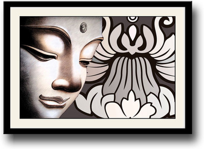 

Buddha Fine Art Print(10 inch X 14 inch, Framed)