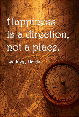 

Happiness Is A Direction Photographic Paper(19 inch X 13 inch, Rolled)