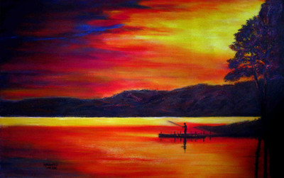 25% OFF on Painting without Frame Scenery-31 Canvas Art(18 inch X 22 inch)