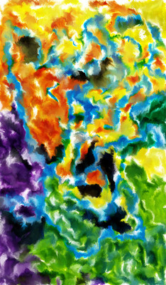 50% OFF on Vivid Brush Strokes 10 Canvas Art(68 inch X 40 inch)