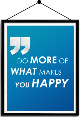

Motivational quote framed posters Paper Print(16.5 inch X 13.7 inch, Framed)