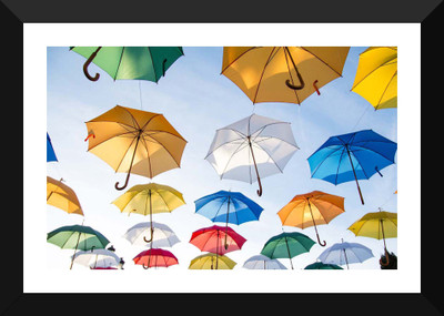

Tallenge Art - Under My Umbrella - Premium Quality A3 Size Framed Poster Paper Print(17 inch X 12 inch, Framed)