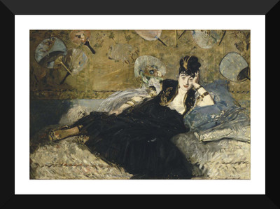 

Tallenge Old Masters Collection - Woman with Fans by Édouard Manet - Premium Quality A3 Size Framed Poster Paper Print(17 inch X 12 inch, Framed)