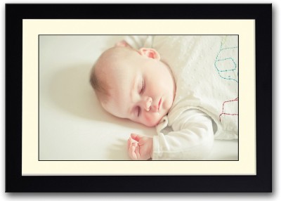 

Newborn In White Fine Art Print(14 inch X 20 inch, Framed)