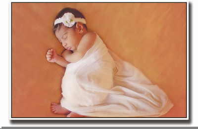 

Posterhouzz Cute baby in white dress Fine Art Print(12 inch X 18 inch, Rolled)