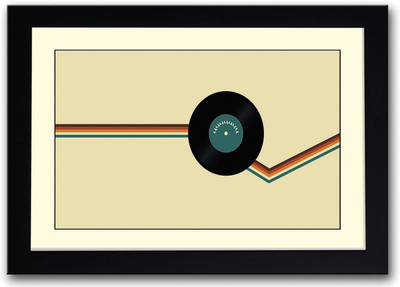 

Vinyl Record art Fine Art Print(14 inch X 20 inch, Framed)