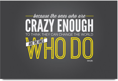 58% OFF on Steve Jobs Mtivational Quote Poster Paper Print(12 inch X 18 inch) 58% OFF on Steve Jobs Mtivational Quote Poster Paper Print(12 inch X 18 inch)