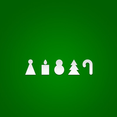 

Tallenge Christmas Collection - Minimalist Christmas Greeting - Framed Photo Print For Gifting And Home And Office Décor On Photographic Paper(12 inch X 12 inch, Framed)