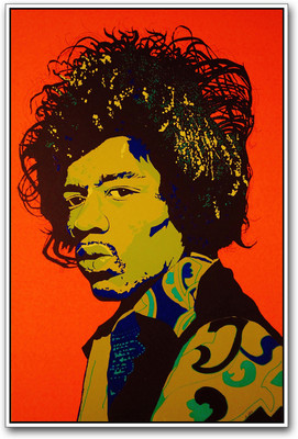 Jimi Hendrix Photographic Paper(18 inch X 12 inch)