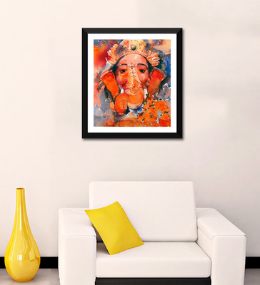 

Tallenge - Eternal Ganpati - Framed Digital Art Print On Photographic Paper(18 inch X 16 inch, Framed)