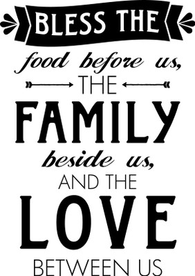 

Art For Kitchen - Pray, Eat And Love - Medium Size Rolled Digital Art Print On Photographic Paper(18 inch X 18 inch, Rolled)