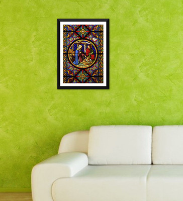 

Tallenge - Christmas Art - Nativity - Ready To Hang Framed A3 Size Poster Paper Print(17 inch X 12 inch, Framed)