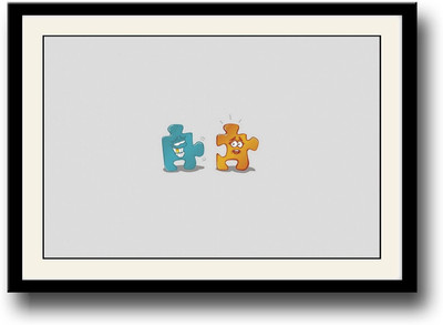 

Puzzle Humour Fine Art Print(10 inch X 14 inch, Framed)