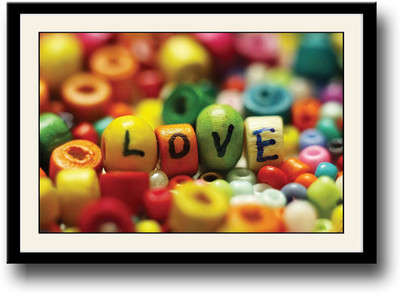 

Love Beads Fine Art Print(10 inch X 14 inch, Framed)