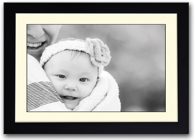 

Baby With Mother B&W Fine Art Print(14 inch X 20 inch, Framed)