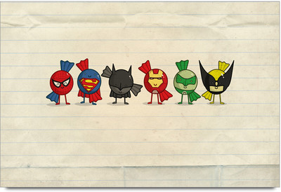 58% OFF on Angry Superhero Birds Poster Paper Print(12 inch X 18 inch)