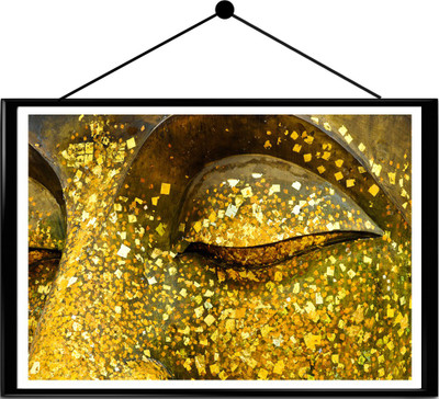 

Calm buddha framed poster Paper Print(16.5 inch X 13.7 inch, Framed)