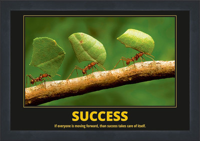 

Motivational Poster Extra Large with 1" broad Frame Fine Art Print(18 inch X 26 inch, Framed)