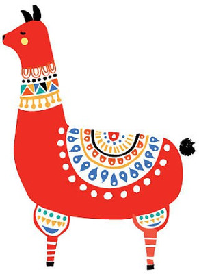 

Art For Kids - Llama Sees You - Medium Size Rolled Digital Art Print On Photographic Paper(27 inch X 18 inch, Rolled)
