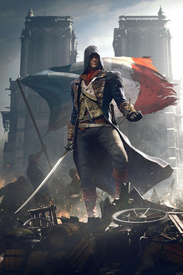 60% OFF on Assassin's creed Unity Fine Art Print(18 inch X 12 inch, Rolled)