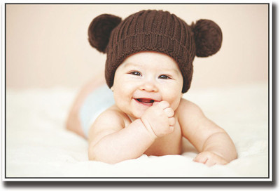 

Cute happy baby Fine Art Print(12 inch X 18 inch, Rolled)