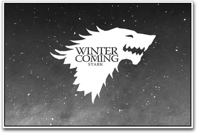 

Winter is Coming Paper Print(12 inch X 18 inch)