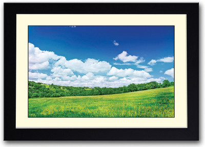 

Green Landscape AFP0341 Fine Art Print(14 inch X 20 inch, Framed)