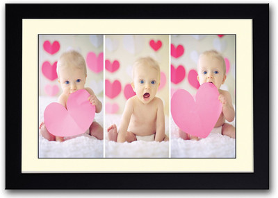 

Baby With Paper Heart Fine Art Print(14 inch X 20 inch, Framed)