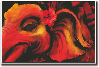 

Red Elephant artistic Fine Art Print(12 inch X 18 inch, Rolled)