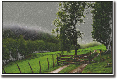 

Artistic green field Fine Art Print(12 inch X 18 inch, Rolled)