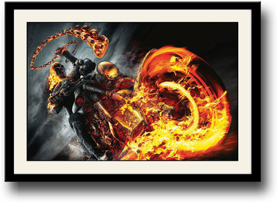

Ghost Rider Fine Art Print(10 inch X 14 inch, Framed)