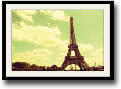 

Amazing Eiffel tower in Paris photography Fine Art Print(10 inch X 14 inch, Framed)