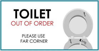 8% OFF on Toilet Out Of Order Paper Print(19 inch X 36 inch, Rolled) 8% OFF on Toilet Out Of Order Paper Print(19 inch X 36 inch, Rolled)