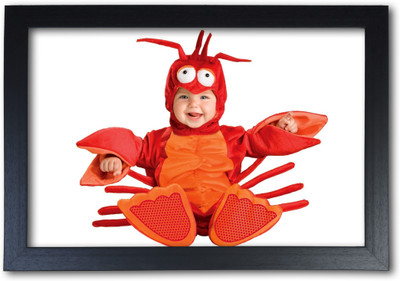 

Cute Baby Poster (Ver. 3) Poster with Frame Paper Print(14 inch X 20 inch, Streched)