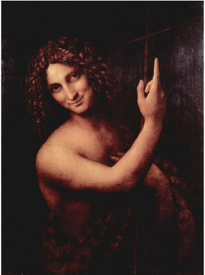 

Tallenge Old Masters Collection - St. John the Baptist By Leonardo da Vinci - A3 Size Premium Quality Rolled Poster Paper Print(16.5 inch X 11.7 inch, Rolled)