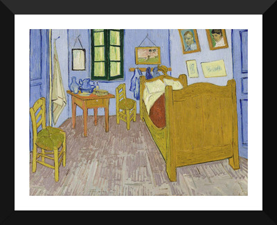 

Tallenge Old Masters Collection - Van Gogh Bedroom By Vincent Van Gogh - Premium Quality A3 Size Framed Poster Paper Print(17 inch X 12 inch, Framed)