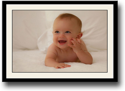 

Cute Baby smiling marvelous Fine Art Print(10 inch X 14 inch, Framed)