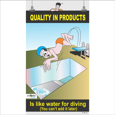 

Quality Poster-Quality in Products Paper Print(26 inch X 14.22 inch, Rolled)